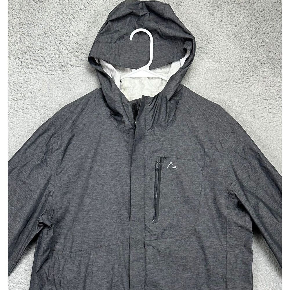 Paradox Jacket Men Medium Black Nylon Blend Water Resistant Wind Full Zip Hoodie